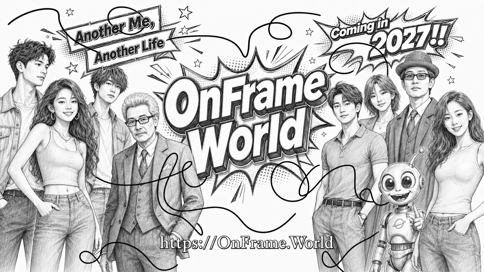 OnFRAME World 연필 스케치